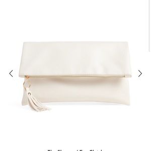 NWT • Rachel Miriam • vegan pebble leather Eve clutch